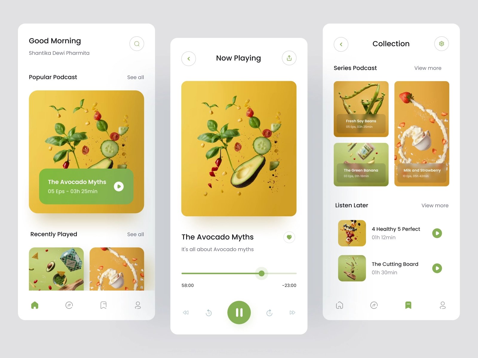 耳朵經(jīng)濟！12組播客平臺app界面設(shè)計靈感